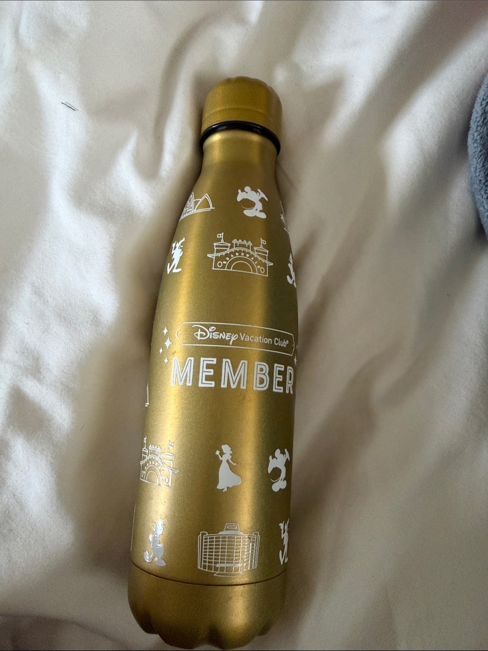 Disney Vacation Club Gold MEMBER Stainless Water Bottle